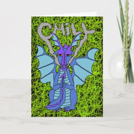 Rustig maar, het is je verjaardagskaart kaart (Voorkant)