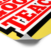 Rustig maar, ik ben een goede leraar poster (Hoek)