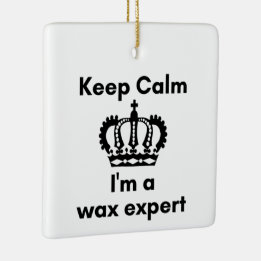 Rustig maar, ik ben een wax-expert keramisch ornament