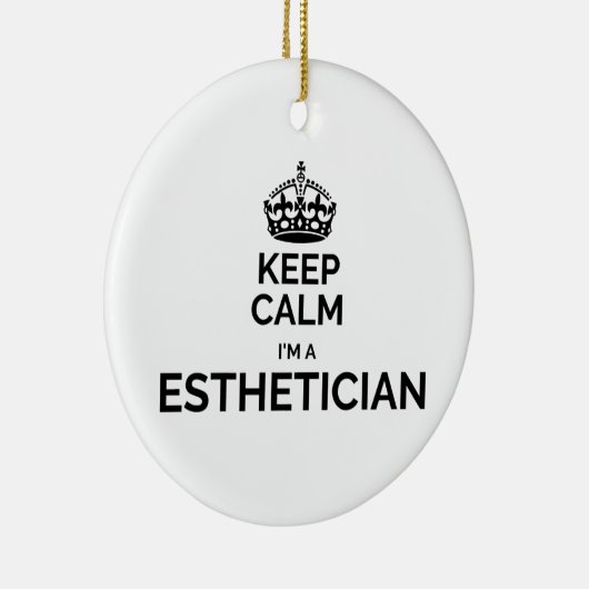 Rustig maar, ik ben estheticus. keramisch ornament (Rechts)