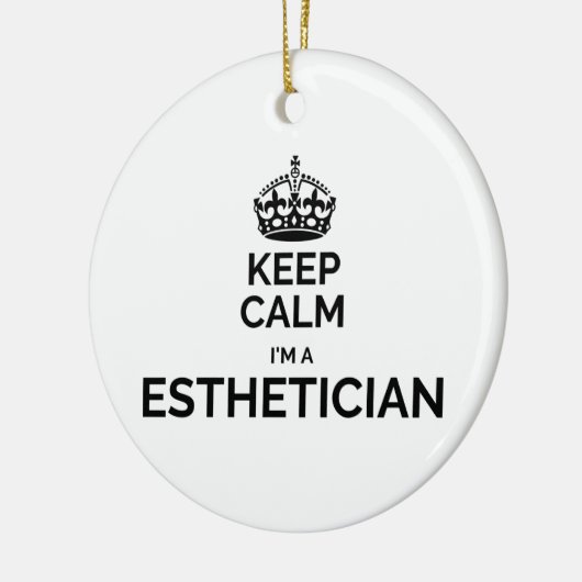 Rustig maar, ik ben estheticus. keramisch ornament (Links)