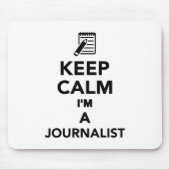 Rustig maar, ik ben journalist muismat (Voorkant)