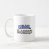 Rustig maar...ik ben patholoog koffiemok (Links)