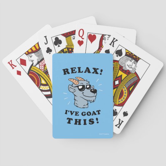 Rustig maar. Ik heb dit gegeten Pokerkaarten (Achterkant)