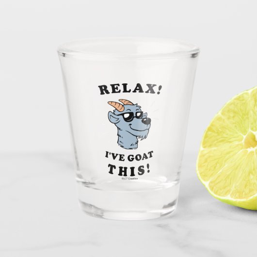 Rustig maar. Ik heb dit gegeten Shot Glas (Voorkant)