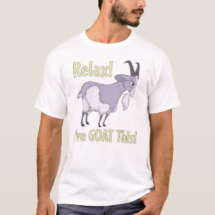 Rustig maar! Ik heb dit met Cartoon Goat T-shirt