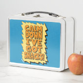 Rustig maar, ik heb hier snacks! (In situ)