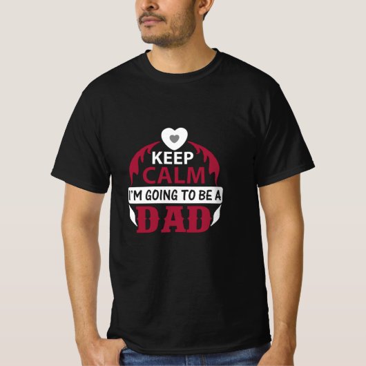 Rustig maar, ik word papa. t-shirt (Voorkant)