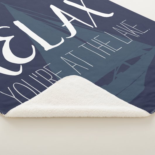 Rustig maar, je bent bij het meer sherpa deken (3/4)