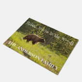 Rustig maar... je zit in de Bossen Beer Deurmat (Schuin)