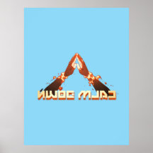 Rustig maar! Mirror Afbeelding reverse typografie