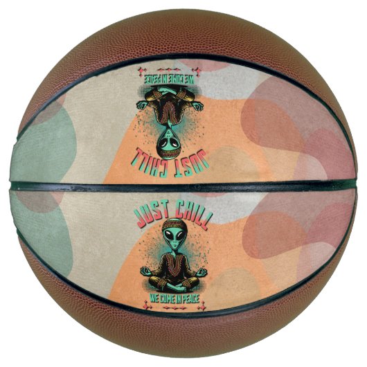 Rustig maar, we komen in vrede basketbal (Voorkant)