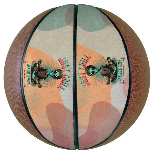 Rustig maar, we komen in vrede basketbal (Verticaal)