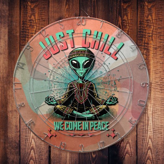 Rustig maar, we komen in vrede dartbord