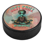 Rustig maar, we komen in vrede hockey puck (3/4)