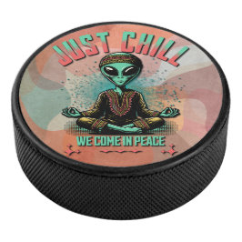 Rustig maar, we komen in vrede hockey puck