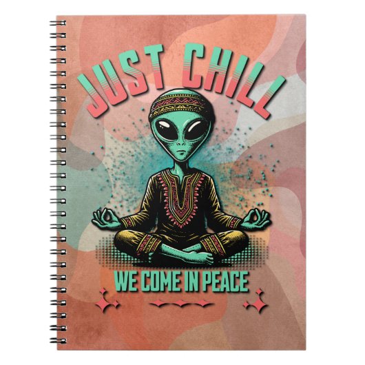 Rustig maar, we komen in vrede notitieboek (Voorkant)