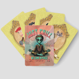 Rustig maar, we komen in vrede pokerkaarten