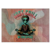 Rustig maar, we komen in vrede snijplank (Voorkant)