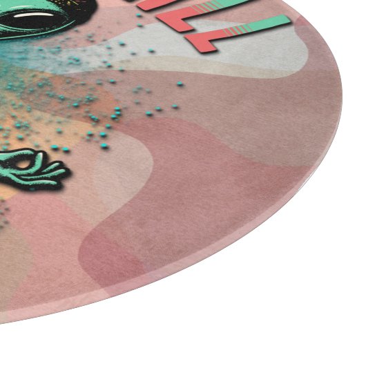 Rustig maar, we komen in vrede snijplank (Hoek)