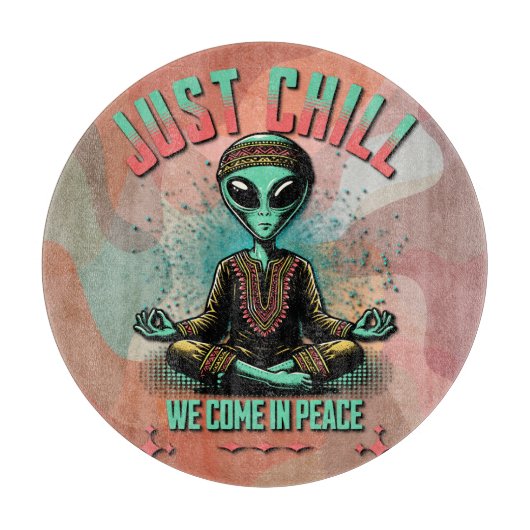 Rustig maar, we komen in vrede snijplank (Voorkant)