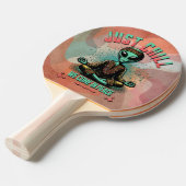 Rustig maar, we komen in vrede tafeltennisbatje (Voorkant Gekanteld)