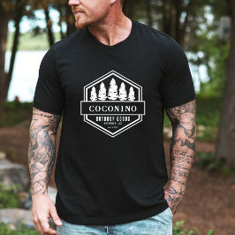 Rustig Mannelijk Bos Bergen Buitenlucht T-shirt