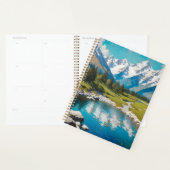 Rustig meer in de bergen planner (Display)