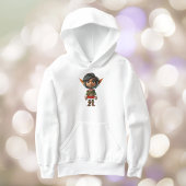 Rustig Meisje Kerst Elf Meisje Hoodie