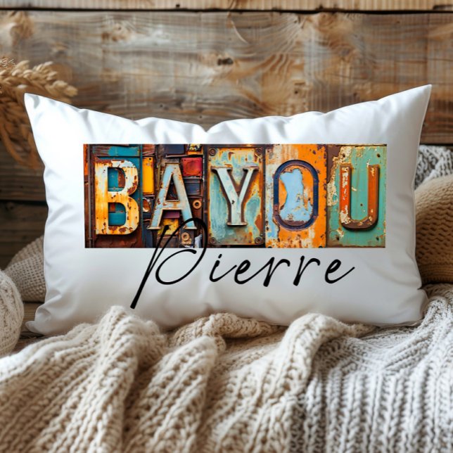 Rustig metal Bayou Pierre Louisiana staat Kussen (Creator heeft geüpload)