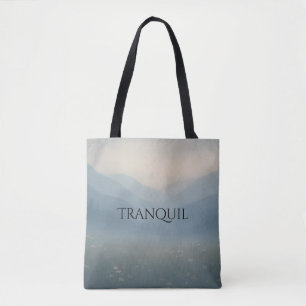 Rustig - Misty Mountain Scene Canvas tas