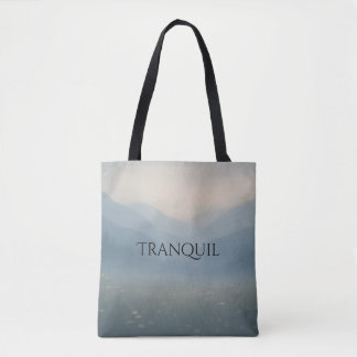 Rustig - Misty Mountain Scene Canvas tas
