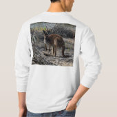 Rustig moment: Australische kangoeroe bij Billabon T-shirt (Achterkant)