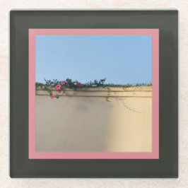 Rustig moment foto glazen onderzetter