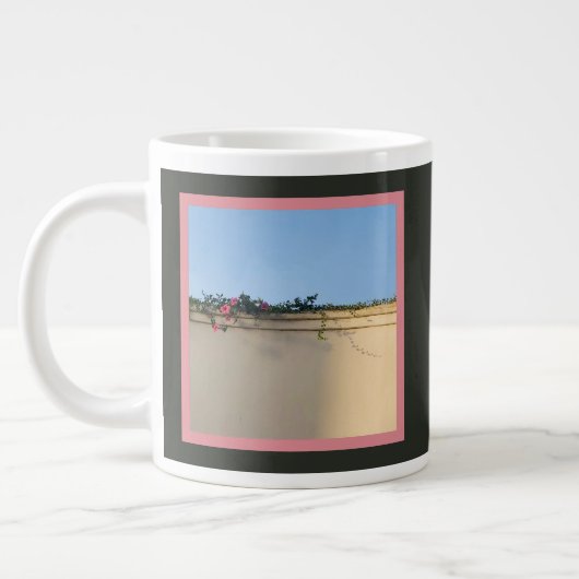 Rustig moment foto grote koffiekop (Links)