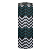 Rustig Monogram Groovy Chic Thermosbeker (Achterkant)