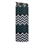 Rustig Monogram Groovy Chic Thermosbeker (Geroteerd rechts)