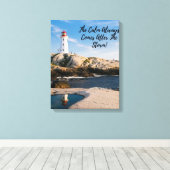 Rustig na het Storm Canvas Afdruk (Insitu (Houten vloer))