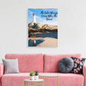 Rustig na het Storm Canvas Afdruk (Insitu (Woonkamer))