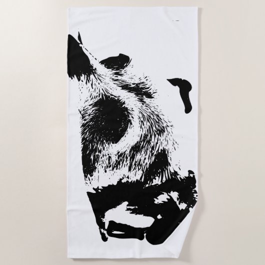 Rustig naast de golven strandlaken (Voorkant)