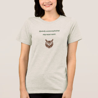 Rustig nadenkend over mijn volgende wedstrijd. Tri-Blend shirt