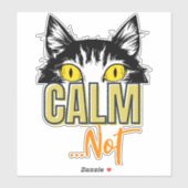 Rustig...niet. De vele stemmingen van de kat Sticker (Vel)