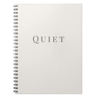 Rustig – Notebook met Minimale Typografie Notitieboek