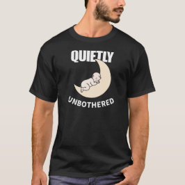 Rustig Onaangetast Minimaal Nacht Esthetiek T-shirt