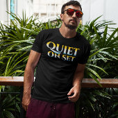 Rustig op de set - Grappig Filmmaken T-shirt