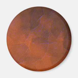 Rustig Oranje Bruin Blauw Hoogtepunten Abstracte K Magneet