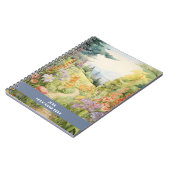 Rustig pad door bos notitieboek (Linkerzijde)