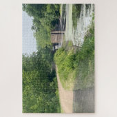 Rustig Pad Langs Het Kanaal Legpuzzel (Verticaal)