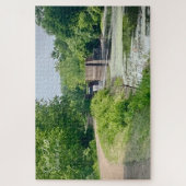 Rustig pad naast het kanaal - rustige Ember-puzzel Legpuzzel (Verticaal)