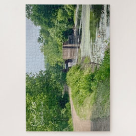 Rustig pad naast het kanaal - rustige Ember-puzzel Legpuzzel